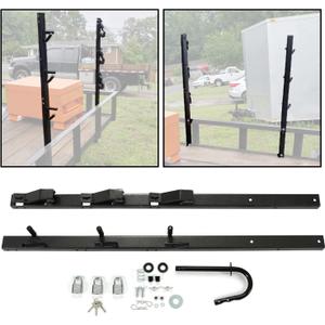 3 Place Trimmer Rack Holder Carrier Mount On Open Landscape Trailer Pickup Weed Eater Racks with Lock 1 Pair