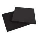XCEL Set of 2 Black Multi-Purpose Anti-Vibration Pads with Self Adhesive – Protection for Furniture & Appliances – Closed Cell Foam Rubber Pad, 12” x 12” x 1”