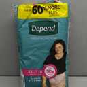 Depend Fresh Protection Adult Diapers, Incontinence & Postpartum Bladder Leak Underwear for Women, Disposable, Maximum, ExtraExtraLarge, Blush, 22 Count