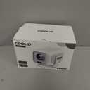 [Auto Focus & 2026 Upgraded] Mini Projector 1080P FHD Support 4K Portable Projector with WiFi6 and Bluetooth5.4 Built-in App 180 Adjustable Auto Keystone, Compatible with HDMI/Laptop/USB, Black