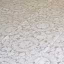 Exquisite Plastic Tablecloth 54in. x 108in. Plastic Rectangle Table Cover - White Lace