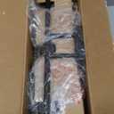 3-Light Bathroom Vanity Light Fixtures, Black Wire Cage Bathroom Light Fixtures Over Mirror, Farmhouse Rustic Wall Sconces with Metal Lampshade for Bedroom, 17.9 Inch, Industrial, Bulbs not Included