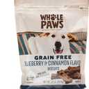 3 x Whole Paws, Grain-Free Dog Biscuit Treats, Blueberry & Cinnamon Flavor, 16 Ounce (EXP 03/10/27)