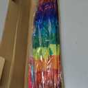 2PCS Giant Rainbow Hot Air Balloon Wind Spinners 14" W x 59" H Large Multicolor Whirligig Wind Spinner Hanging Ornaments for Yard Garden Lawn Outdoor Decorations