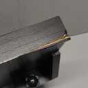 Bedside Shelf with Phone Holder for Bed, Bamboo Bed Shelf Organizer for Top Bunk, Clip on Nightstand for College Dorm Loft Bed, Bedside Tray for Kids, Built Earphones & Tablet Slot (Phone Holder (15.7 x 11.6 Inches), Black)