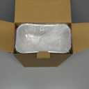 100 Pack 1Lb Aluminum Mini Loaf Baking Pans, 6 x 3.5 x 2 Heavy Duty Disposable Loaf Pans, Thick Foil Bread Pans for Baking Holiday Treats Food Storage and Takeout