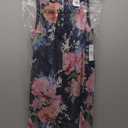 Jessica Howard Women's Sleeveless Printed Chiffon Shift Mini Dress 16