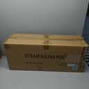 Portable Home Steam Sauna Box, Full Size Personal Sauna Tent For Home Spa, Indoor Sauna Relaxation Red