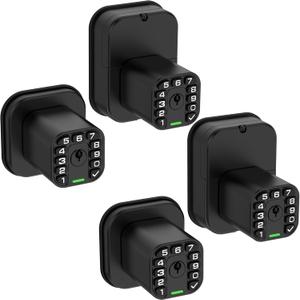 Richelock IU52 Double-Sided Keypad Door Lock, All-Weather, Fully Waterproof Keyless Entry with Dual-Sided Programmable Codes, Same Key Both Sides for Outdoor, Indoor, Gate & Fence