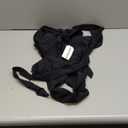 SPORLIKE Women One Piece Swimsuit V-Neck Ruffle Bathing Suit Padded Monokini (Medium, Black)