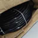 Solid Indoor 6/3 Type NM-B Pure Copper Cable 125FT, Black, 6 AWG 3 Conductors with Ground Wire