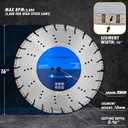16" All Purpose Diamond Saw Blade for Concrete Asphalt 20mm Arbor