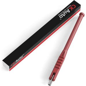 CKAuto Tire Valve Stem Puller/Installer with Tire Valve Core Tool, No Scratch High Tensile Strength Red Plastic Tire Valve Tool (2 in 1)