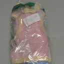 Cat Harness and Leash Set for Walking Escape Proof, Adjustable Kitten Harness Breathable Mesh with Reflective Strips Harness with Flower for Kitty Puppy Bunny Pink Large