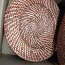 12 Pack 13" Rattan Charger Plate, Dark Brown, Classic