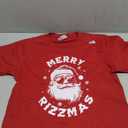 Merry Rizzmas Kids Teens School Funny Christmas Santa Claus T-Shirt, M