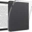 Slim Clear Case for 7" Kobo Libra 2 (2021 Released,Model N418) - Ultra-Thin Lightweight Transparent Flexible Soft Back Cover (Clear)