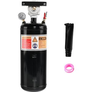 2.1 Gallon / 8L Air Tire Bead Seater 116 PSI Blaster Tool Seating Tire Inflator with Gauge Car Truck ATV Tractor Tank Heavy Duty (Black)