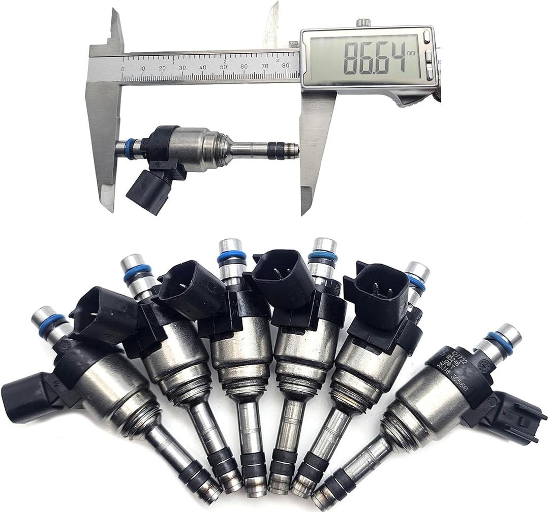 35310-3C560 353103C560 6 PCS Fuel injector Fits for Hyundai Azera Genesis 2014-2016 for Kia K900 2016-2018 Cadenza 2013-2016