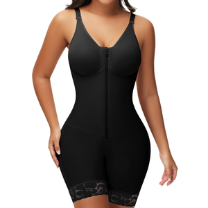 M MYODRESS Fajas Colombianas Moldeadoras Full Body Shaper Post Surgery Stage 2/3 Tummy Control Compression Garment, XS