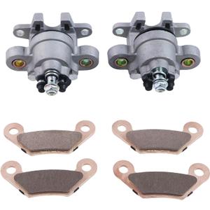 Front Rear Left & Right Disc Brake Caliper w/Pads VGA12134 Compatible with John Deere Gator HPX 4X4 TX 4x2 Turf