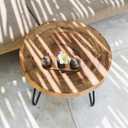 Liswit Farmhouse Wood Tray Rustic Wooden Pedestal 12 * 5.5 * 2 inches Decorative Wood Riser for Farmhouse Kitchen Counter Bathroom Room Decor (Brown)