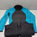 REALON Mens Womens Wetsuit 5/4mm Neoprene Scuba Diving Long Sleeve Back Zipper Thermal Wet Suits Cold Water Keep Warm, S