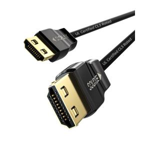UL Certified CL3 Rated Fiber Optic HDMl Cable 25FT, 48Gbps Ultra Small Connector HDMI 2.1 Cable 8K60Hz & 4K120Hz, Support eARC, Dolby, Compatible with Blu-ray Roku LG PS5 PS4 Xbox RTX