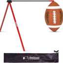 GoSports Football Kicking Tee Metal Place Kicking Stand for Field Goal Kicks - Portable Holder Compatible with All Football Sizes