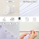 AILONEN Pink Butterfly Girls Shower Curtain for Bathroom Decor, Beautiful Floral Women Bath Curtain 72" W*72" H Polyester Waterproof With 12 Hooks