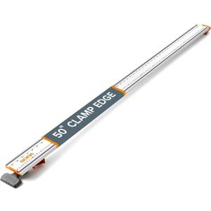 BORA 50 NGX Circular Saw Guide Rail, Clamp Edge for Circular Saws, Great for Straight Cross-Cutting Plywood Sheets and Routing Dados, 544050