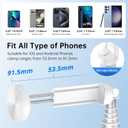 SYNCWIRE 55" Selfie Stick Tripod for iPhone, 3 in 1 Extendable Phone Selfie Stick with Remote, Aluminum Travel Tripod for iPhone 17/16/15/14/13/12 Series and More Smartphones