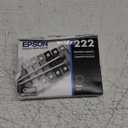 EPSON 222 Claria Ink Standard Capacity Black Cartridge (T222120-S) Works with Workforce WF-2960, Expression XP-5200