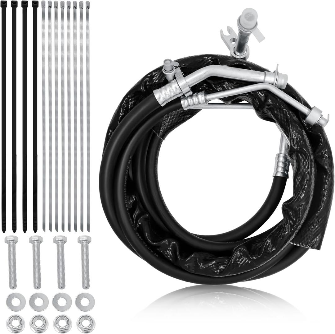 YSH34913 Rear AC Line Set Compatible With 2015-2020 Tahoe,Yukon,Escalade,High Pressure Auxiliary AC Hose Kit
