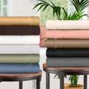 Superior 100% Egyptian Cotton 1500 Thread Count Oversized King Pillowcase Set Solid, Black