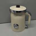 SUSTEAS Electric Kettle - 57oz Hot Tea Kettle Water Boiler with Thermometer, 1500W Fast Heating Stainless Steel Tea Pot, Cordless with LED Indicator, Auto Shut-Off & Boil Dry Protection, Beige