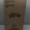 Diaper Genie Signature Pail (Grey) Includes 1 Easy Roll Refill with 18 Bags | Holds Up to 846 Newborn-Sized Diapers Per Refill