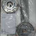 Brushed Nickel Wall Sconces Set of Two - 15 inch Modern Bathroom Sconce 15W 3000K Dimmable LED Sconces Wall Lighting, Indoor Wall Sconce Light for Living Room Corridor Mirror Bedroom Stairs (Hardwired (15in-2pcs))