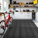 5 x 7 Heavy Duty Front Door Mat Indoor Outdoor Entrance, Large Non-Slip All Weather Commercial Floor Mat for Entryway, Low Profile Waterproof Industrial Rug for Garage (Charcoal Grey)