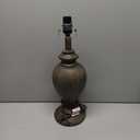 Farmhouse Rustic Table Lamp for Bedroom Living Room End Table Dark Brown Terracotta Nightstand Lamps Bedside Lamps Home Decor Table Lamp, Bulbs Included