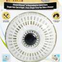 ShowerShroom Stealth Shower Hair Drain Catcher - Hair Stopper for Shower Drain, Bathtub, and Bathroom Sink, Will Not Impede Water Flow, Bathtub Hair Catcher for Drain with No Installation Required