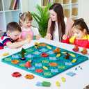 Kids Board Games Learning Toys, STEM Educational Logic Kits with 200+ Challenges & 4 Difficulty Levels, Brain Puzzles Maze Games for Boys Girls Ages 3-10 Birthday Gifts