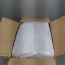 Surmente 132 inch Round tablecloths -10 Pack White Round Table Cloths, Polyester Fabric Table Covers for Weddings, Banquets, or Restaurants