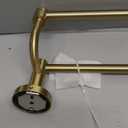 Alise Double Bath Towel Bars Towel Racks for Bathroom Lavatory,Wall Mount Towel Holder SUS304 Stainless Steel Towel Hanger Towel Rail,SUS304 Stainless Steel Brushed Gold 24 Inch,GOY4600-G