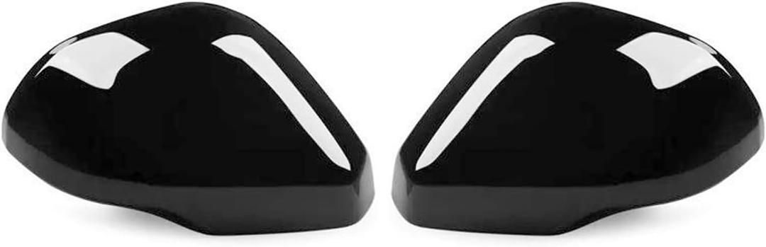 Gloss Black Side Rear View Mirror Cover Cap Fit for H0NDA CRV 2023-2025 Passenger + Driver side