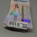 8 x leg elegant Ballet Footed Dance Tights for Toddler and Kids Girls 50D (Beige)