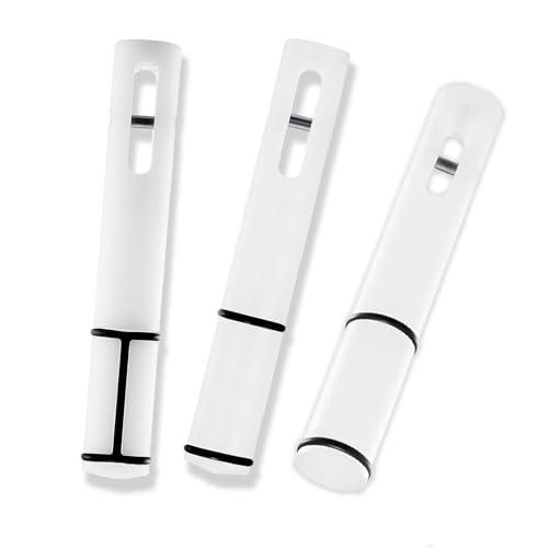 16cm Ice Cream Machine Slide Valve Rods 3-Piece Set – Durable Piston Bars Compatible with VEVOR Commercial & Home Soft Serve Makers, Easy Replacement Parts