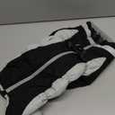 FUAMEY Dog Coat for Medium Dogs,Waterproof Dog Winter Jacket with Harness Built in Puppy Cold Weather Coats Reflective Pet Vest with Zipper Warm Fleece Dogs Snowsuit Windproof Black M (M(chest:21in))