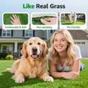 6x10FT Artificial Grass Pad Indoor Outdoor: Fake Grass Turf with Drainage Holes, Pet-Friendly Dog Grass Mat, Perfect for Garden Lawn Balcony Patio Backyard Wedding Christmas Decoration
