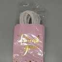 Tinlade 30 Pcs Thank You Gift Bags with Tissue Paper Gold Thank You Wedding Bags with Handle for Graduation Business Shopping Wedding Baby Shower Party Favors (Light Blue, Pink)